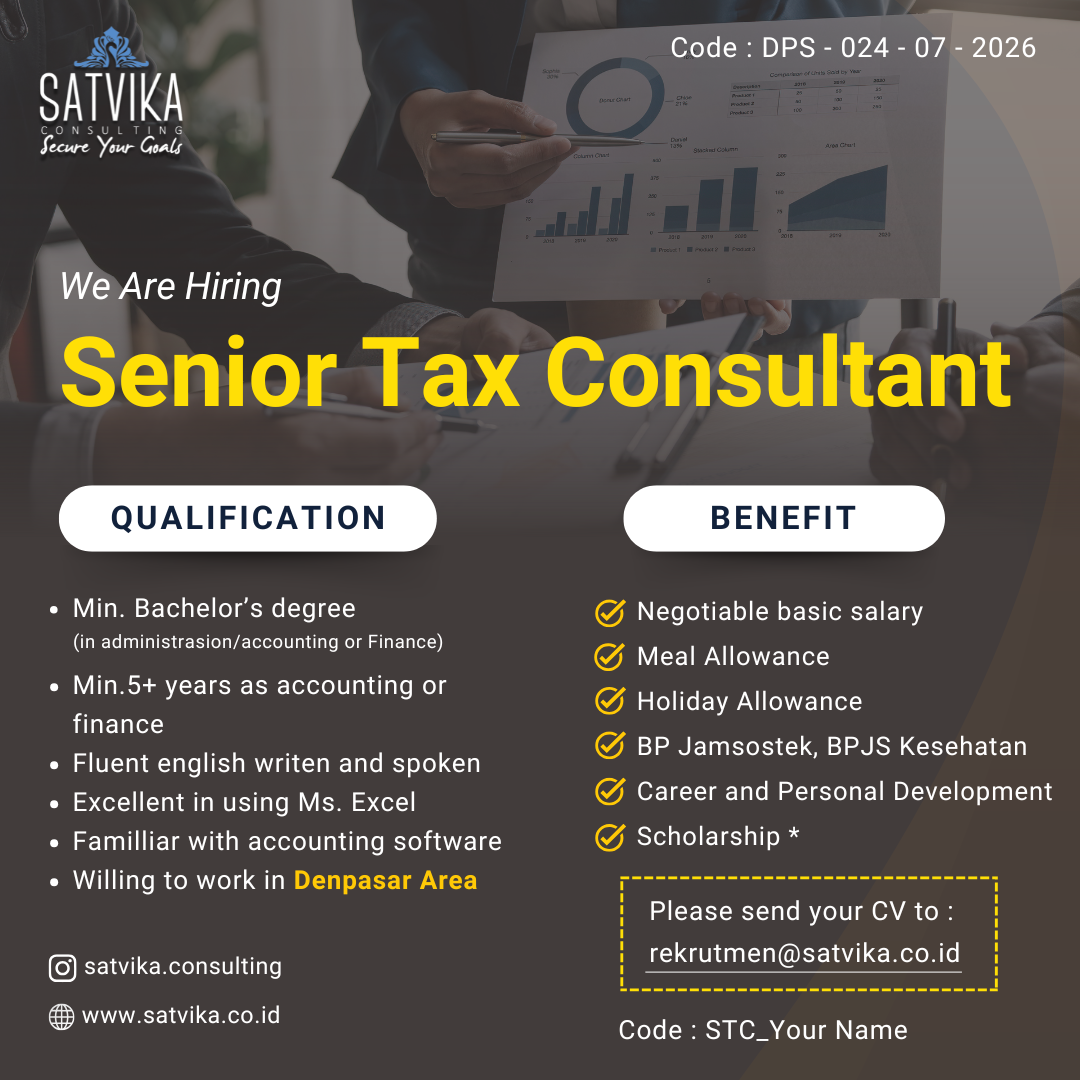 Flayer Lowongan Kerja Satvika Consulting 42