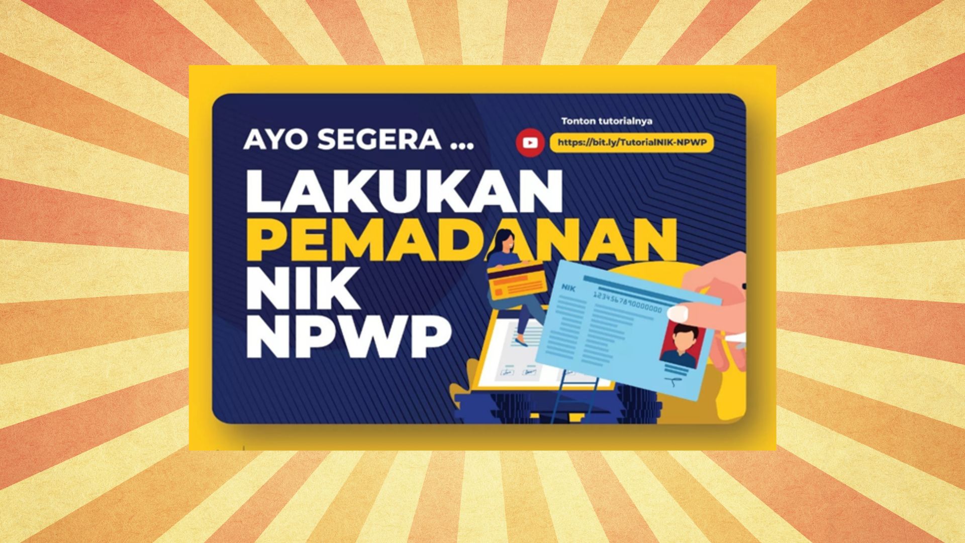 Memahami Pemadanan Nomor Induk Kependudukan (NIK) dan Nomor Pokok Wajib Pajak (NPWP) di Indonesia 4 Green and Yellow Retro Daily Vlog Youtube Intro Video