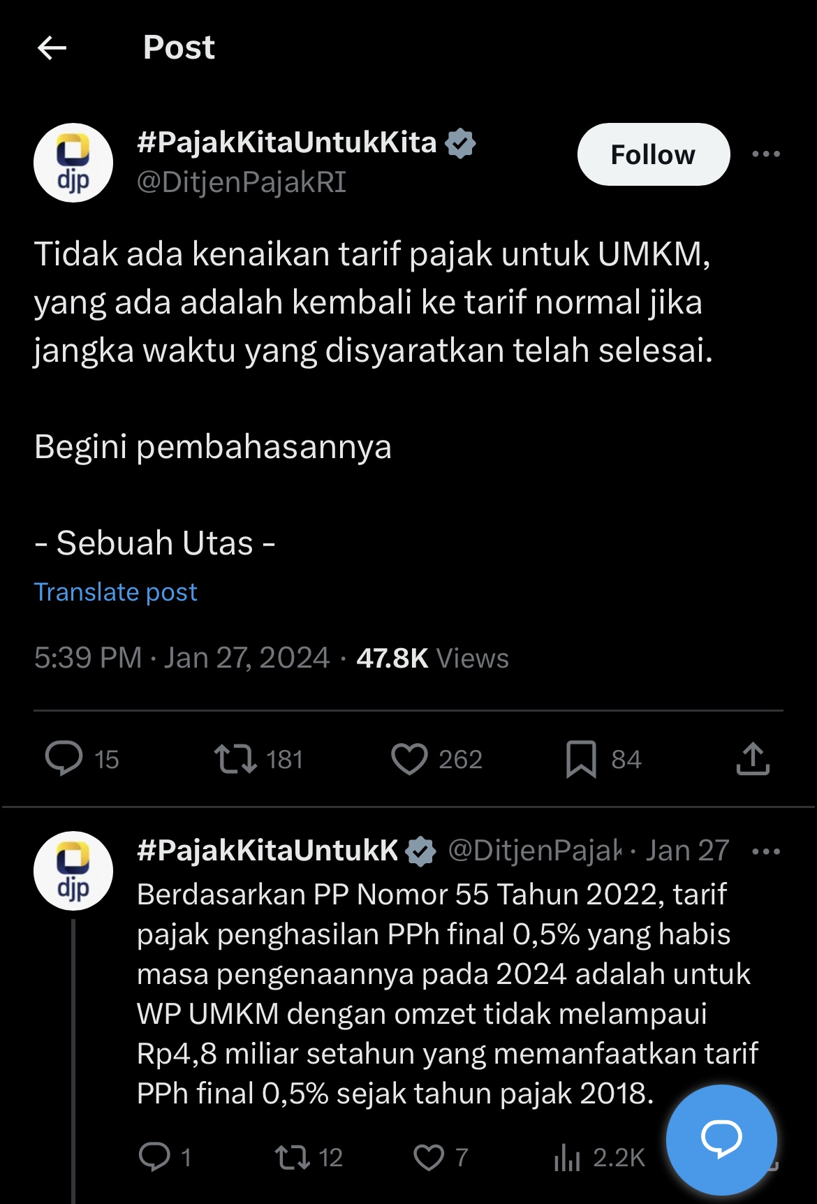 Peraturan Pajak UMKM: Kategori Ini Terkena Tarif Standar, Bukan 0,5% 2 IMG 7513