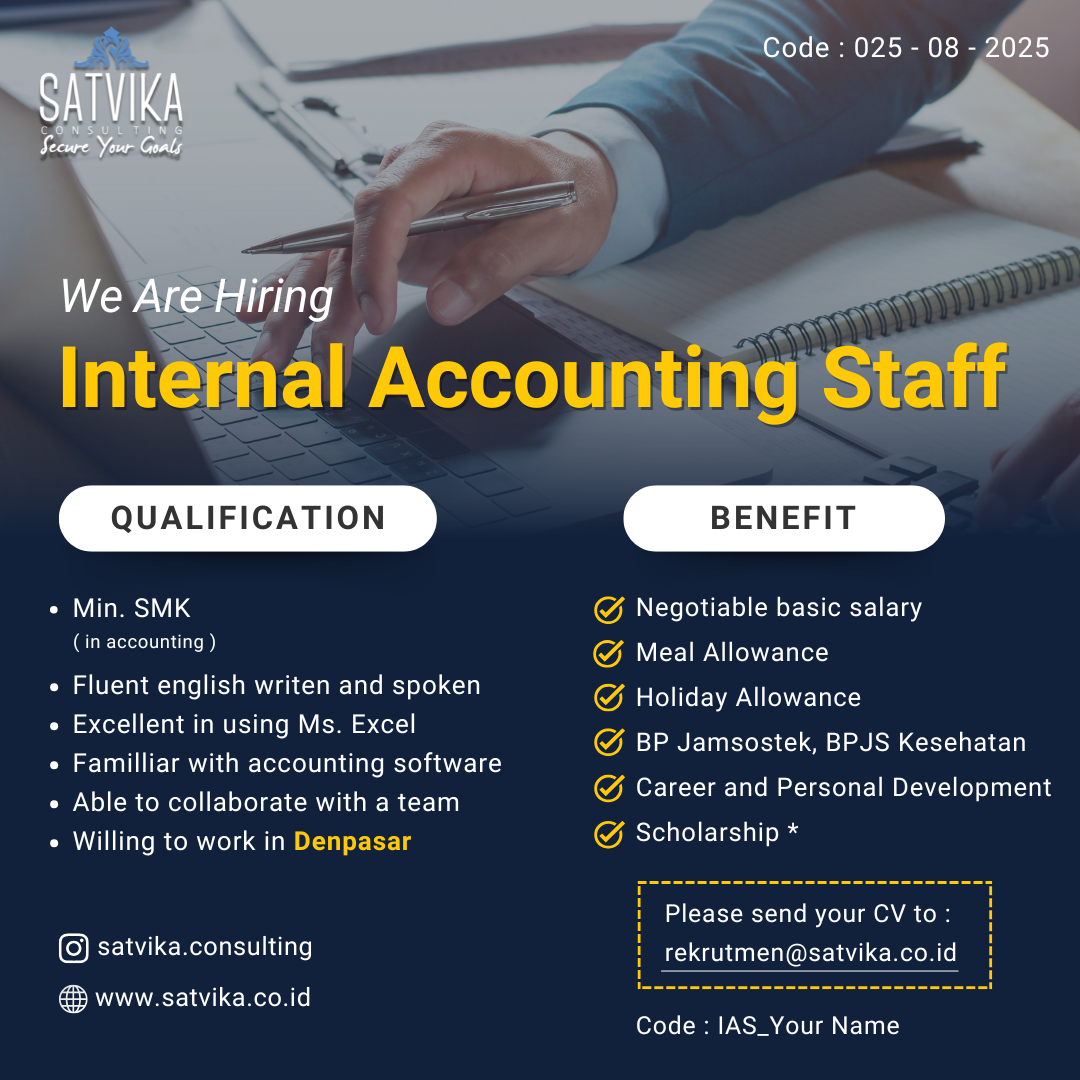 Flayer Lowongan Kerja Satvika Consulting 10 1